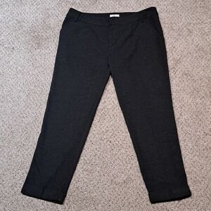 JOIE charcoal colored capris, sz 8